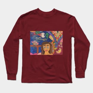 space girl Long Sleeve T-Shirt